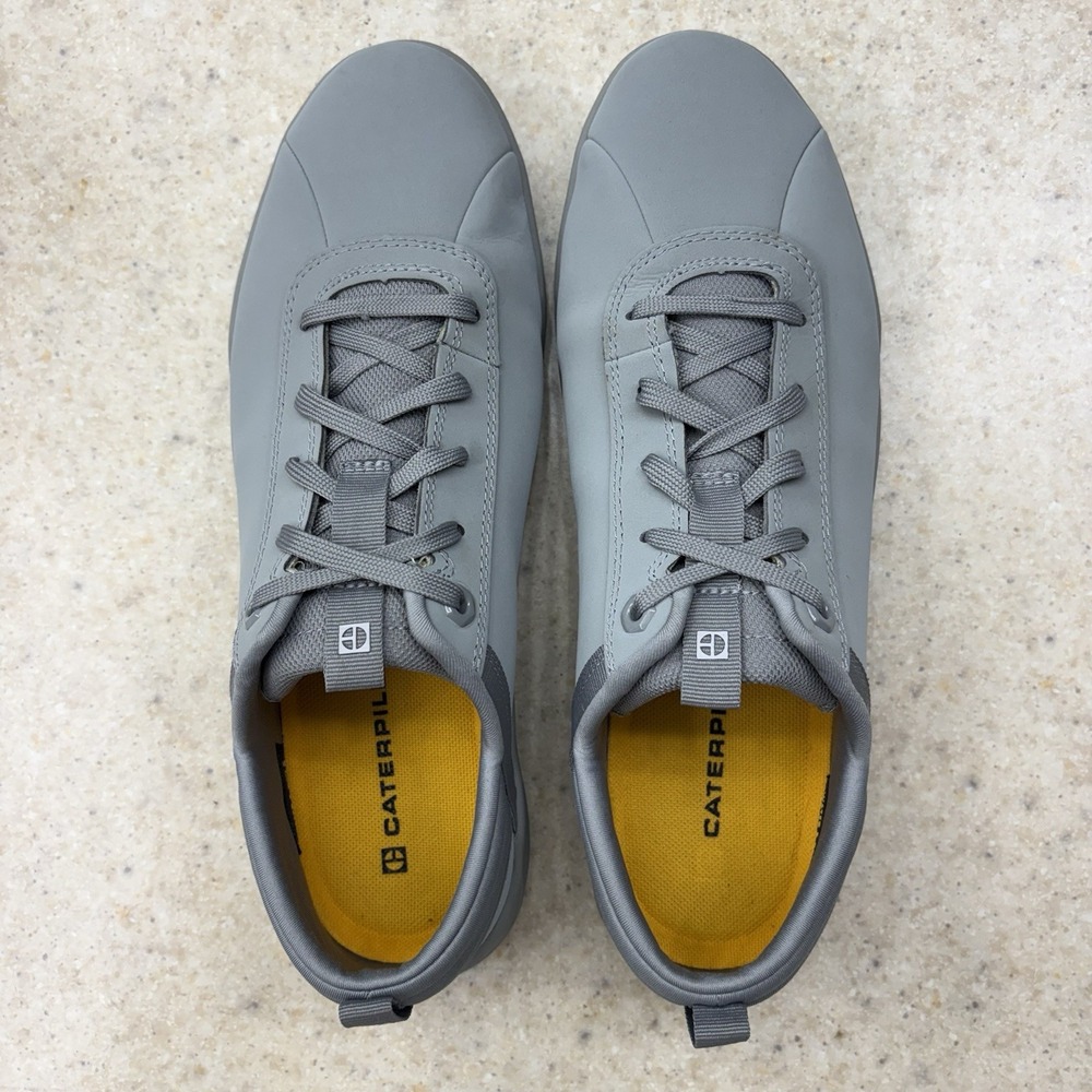 Caterpillar Men 10 Shoes Gray Sneaker Low Top Code HEX Lace Up Casual P724083